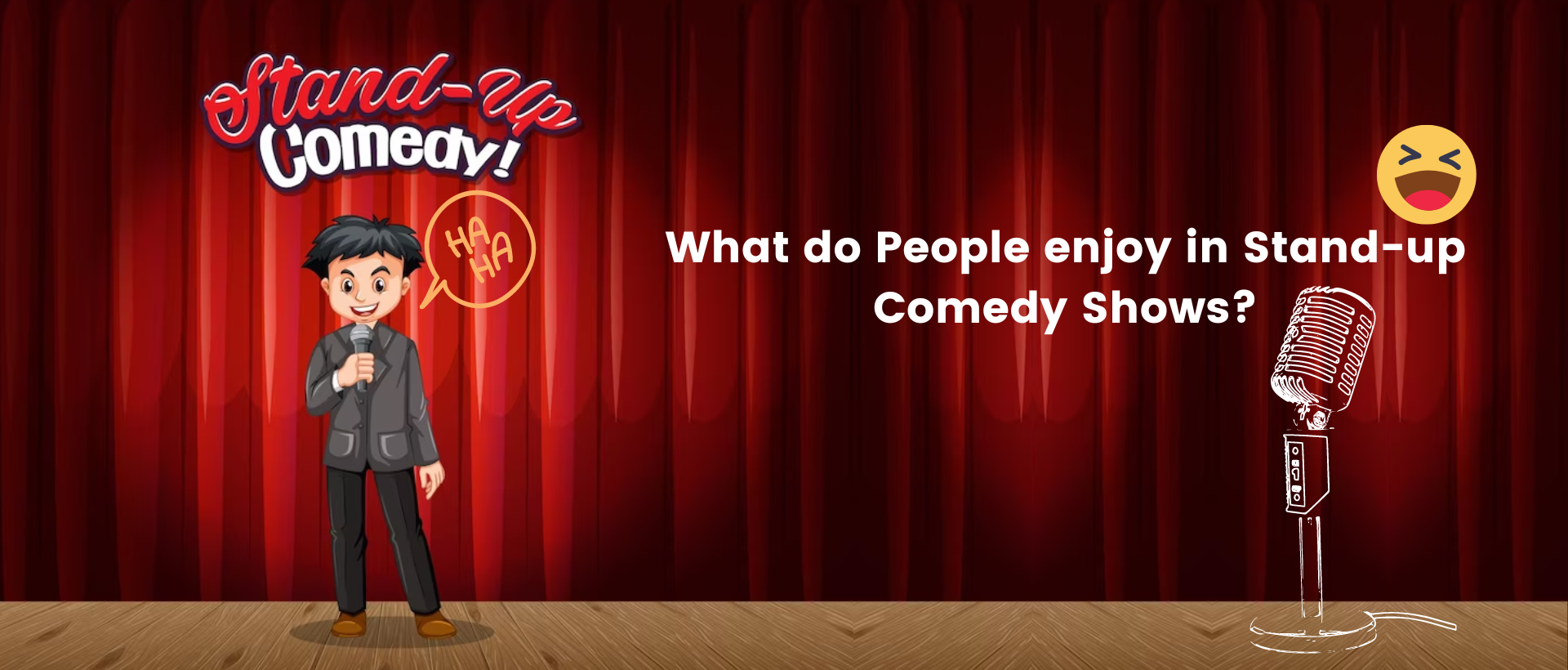 What do people enjoy in stand-up comedy shows?
