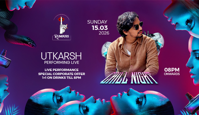 Chill Night at Rumours Rooftop Noida