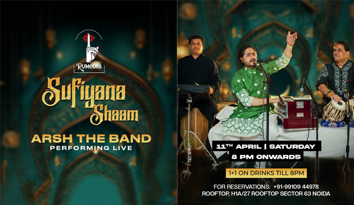 Sufiyana Shaam at Rumours Rooftop Noida