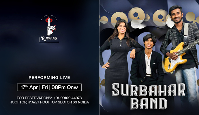 Surbahar Band Performing Live at Rumours Rooftop Noida