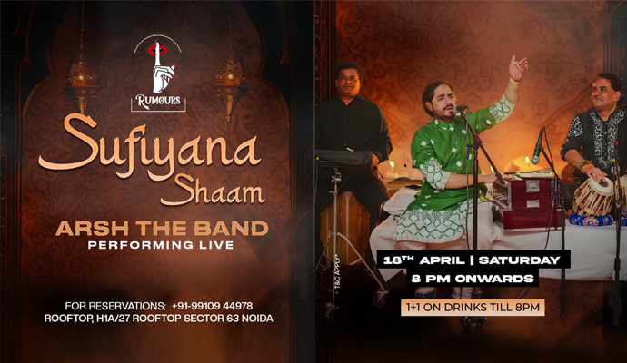 Sufiyana Shaam at Rumours Rooftop Noida